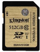 Kingston SDXC Class 10 UHS-I UHS Class 1 512GB