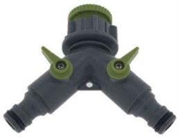 Green Arrow Universele Waterverdeler Y-Model 2-Weg direct op slang of kraan