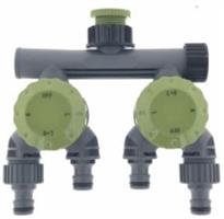 Waterkraanadapter waterverdeler 5-voudig 1/2 en 3/4 direct op slang of kraan