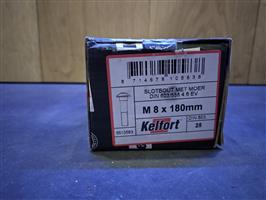m8x180mm gegalvaniseerd 25ST