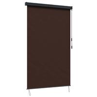 vidaXL Rolgordijn Bruin 120 x 250 cm Stof en Aluminium
