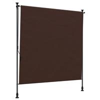 vidaXL Buiten Rolgordijn Bruin 100 x 270 cm