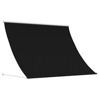 vidaXL Markies Zwart 150 x 150 cm 180 g / m² Polyester met PU Coating