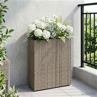 vidaXL Hoge Plantenbak 55 x 22 x 70 cm Ja