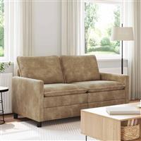vidaXL Bank Taupe 156 x 81 x 87,5 cm Polyester