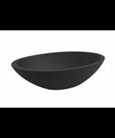 Waskom Kim Ovaal 59x35x11cm Solid Surface Mat Zwart