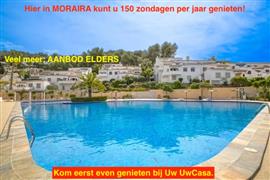 Uw Appartement bij groot zwembad in MORAIRA met