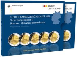 Duitsland 2 Euro 2026 Bremen Klimaathuis Bremerhaven PROOF