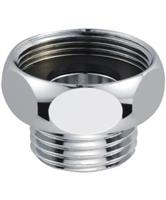 Verloopnippel Riko M22 binnen x 1/2 buiten Chroom