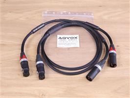 AQVOX Excel audio interconnects XLR 1,0 metre