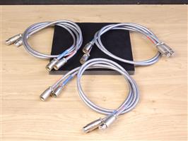 Burmester Silver audio interconnects XLR 1,0 metre (3 pairs available)