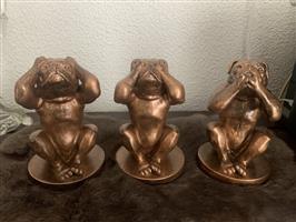 Stafford Bully hondenbeeldjes set van 3 aanbieding