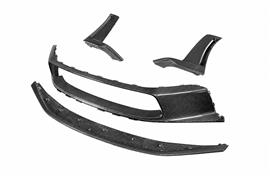 Dit betreft een Porsche 911 992 GT3 RS Carbon voorbumper voorlip splitter set