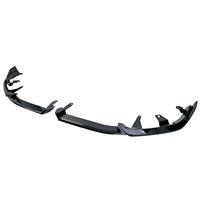Dit betreft een BMW G60 G61 5 Serie MPE glans zwarte voorlip splitter set