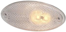 Hella Breedtelicht LED met Reflector Ovaal Opbouw Wit