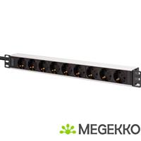 Digitus DN-95440 energiedistributie 9 AC-uitgang(en) 1U Zwart, Zilver