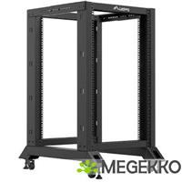 Lanberg OR01-6818-B rack 18U Vrijstaande rek Zwart