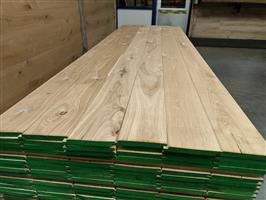 19x155mm eiken half rabat 300cm dakbeschot