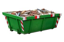 Bouw- en sloopafval container huren