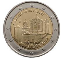 Spanje 2 Euro 2026 Klooster van Poblet UNC