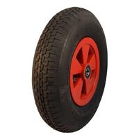 KINGS TIRE Luchtband + wiel 4.80/4.00-8 V-6635 4PR + 2.50Ax8 NL88 kunststof rood