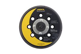 Mirka klittenband schuurpad backing pad 125 mm 5/16 inch met 28 gaten MEDIUM originele 130 grams ver