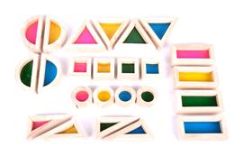 Regenboog blokken set