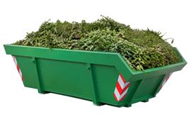 Tuin- en groenafval container huren
