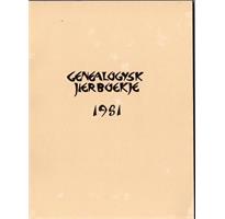 genealogysk jierboekje 1981, 1982 en 1989