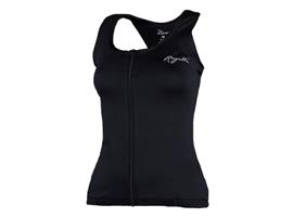 Abbey dames indoor shirt  zonder mouwen Zwart