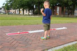 Getallenlijn mat, 1-20 (met 5 structuur)