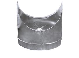Aluminium zadelstuk 100 mm