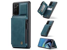 CASEME Samsung Galaxy Note 20 Back Cover Wallet Hoesje - Bla