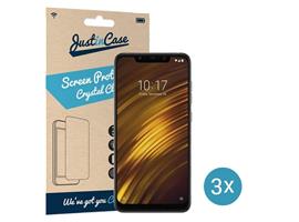Xiaomi Pocophone F1 Plastic Screenprotector 3 stuks - Transp