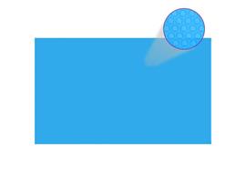 vidaXL Zwembadhoes rechthoekig 1000x600 cm PE blauw