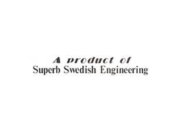 Sticker inch A product of superb Swedish engineeringinch wit