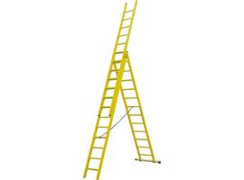 Kunststof ladder GVK 3x10 treden