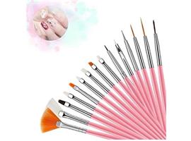 15 delig kwastenset voor nail art