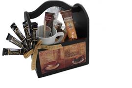 koffie cadeau in koffie bakje