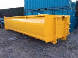 Gemakbak container met klep en deuren hydraulische vergrend
