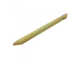 T-haring 40 cm metaal halfrond brons per 2 stuks