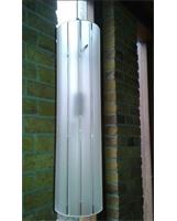 Lange ranke moderne grote glazen hanglamp