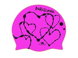 Special Made Turbo Silicone Badmuts HEART BARCELONA