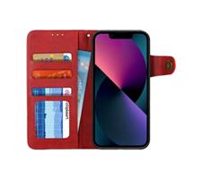 Apple iPhone 13 Mini Retro Wallet Book Case Hoesje met Koord