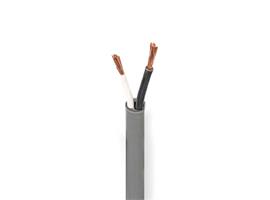 Luidspreker kabel 2x 2.50 mm² | Koper | Rond | PVC | Donkerg