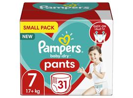Pampers - Baby Dry Pants - Maat 7 - Small Pack - 31 luierbro