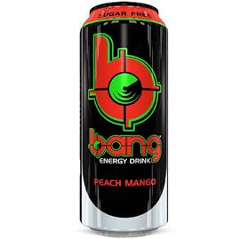 Bang Energy Drink, Peach Mango (Sugar Free)(500ml)