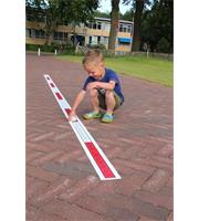 Getallenlijn mat, 1-100 (met 10 structuur) - 5 meter