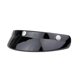 Helm zonneklep glans zwart