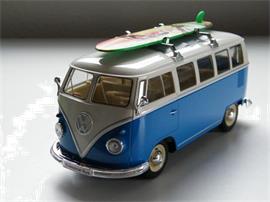 volkswagen bus T1 + Surfboard modelauto 1:24